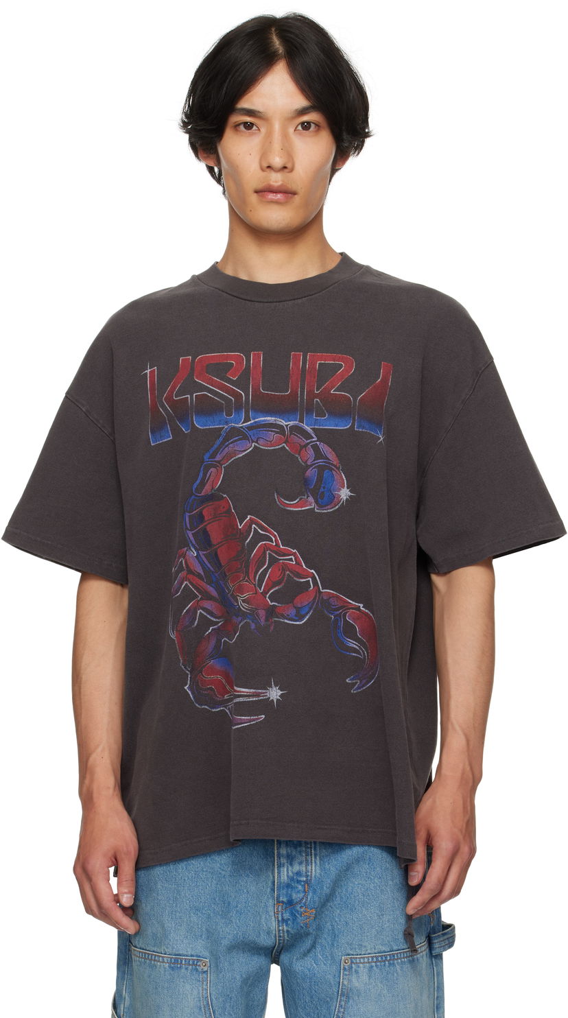 Tričko Ksubi Ksubi Venom Ekcess Graphic T-Shirt Čierna | MPF25TE026