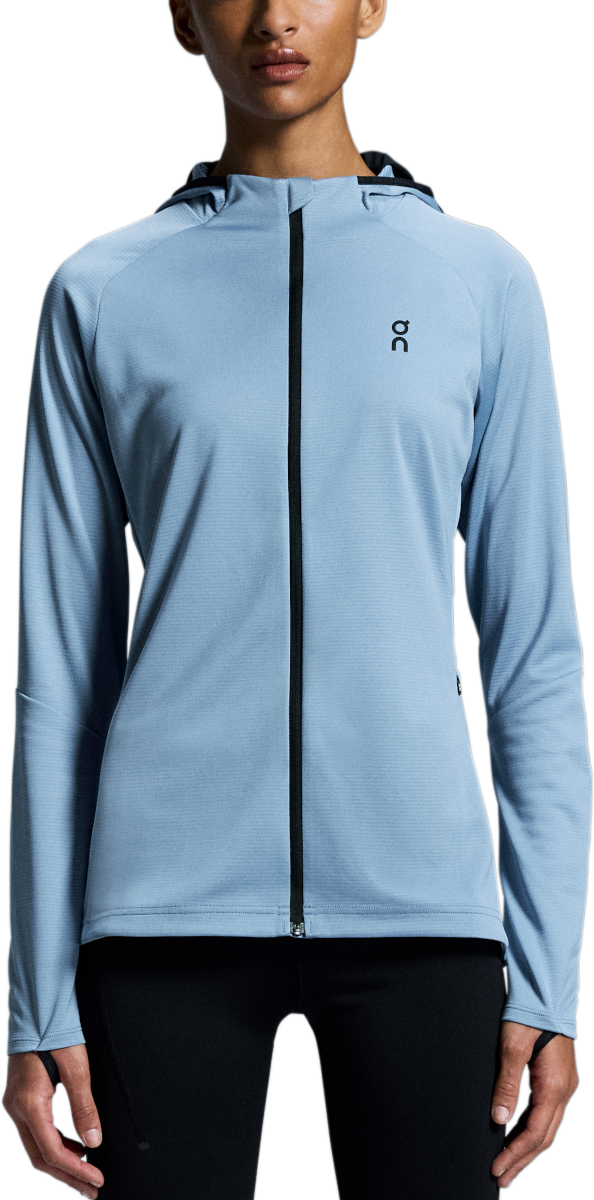 Mikina On Running Running Climate Zip Hoodie Modrá | 1we10330732, 0