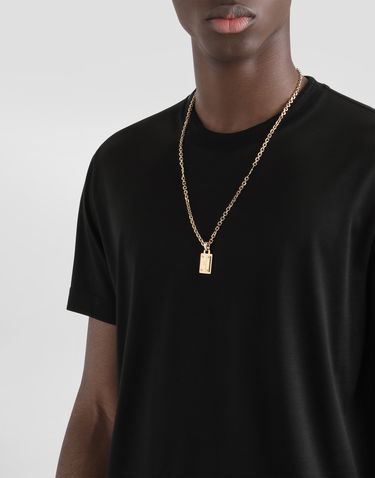 Náhrdelník Dolce & Gabbana Gold Metal Logo Plate Necklace Metalická | WNR1H1W1111ZOO00, 1