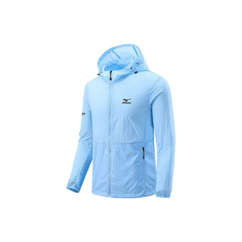 Vetrovka Mizuno Men's Hooded Sports Jacket Modrá | A2CE4103