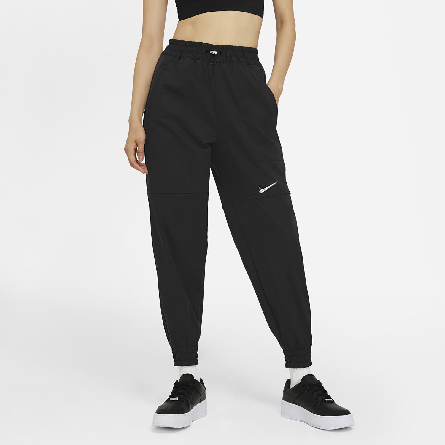 Nohavice Nike Swoosh Pants Čierna | DC6942-010, 0