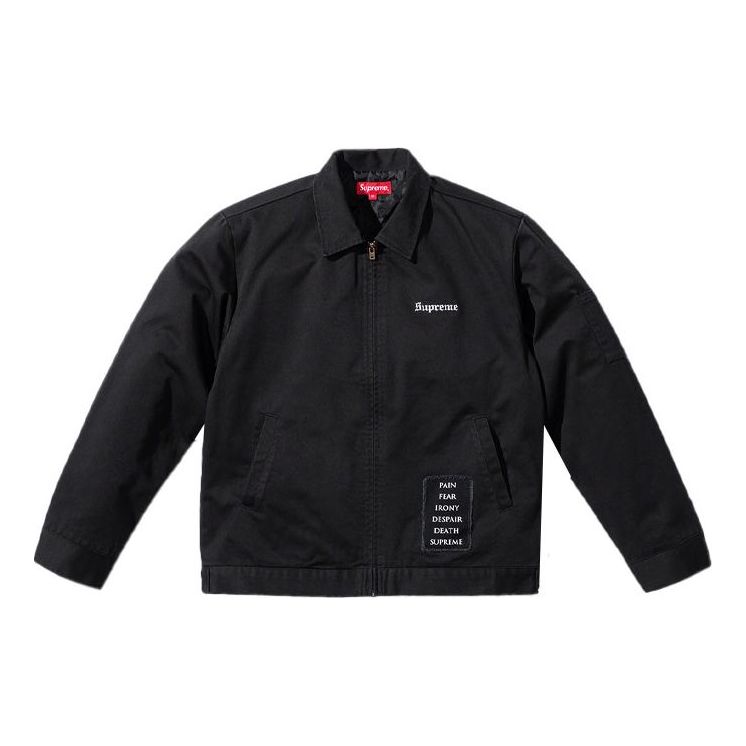 Bunda Supreme The Crow Work Jacket Čierna | SUP-FW21-178, 0
