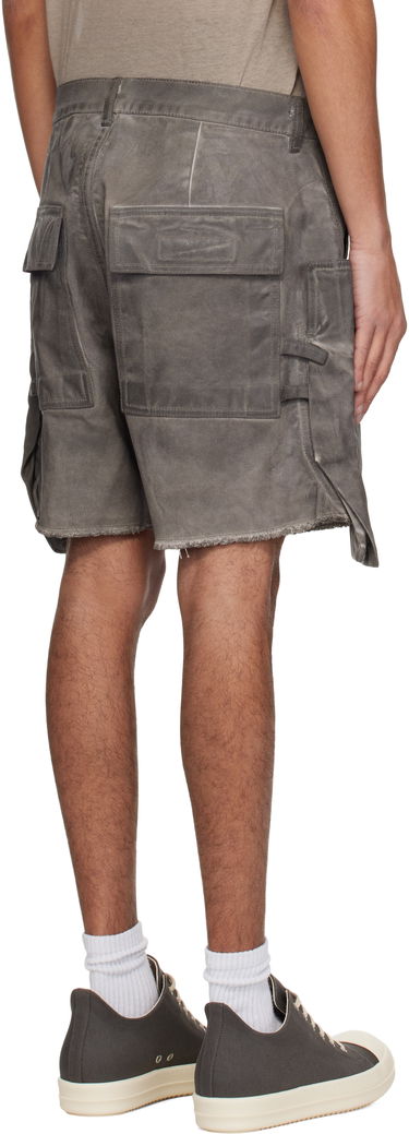 Šortky Rick Owens Rick Owens DRKSHDW Hollywood Stefan Cargo Denim Shorts Šedá | DU01E3358 DCF, 2
