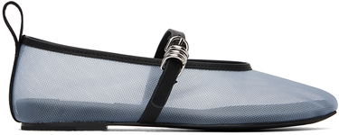 Šaty rag & bone rag & bone Spire Mary Jane Ballerina Flats Modrá | WFF24PF047MS47, 0