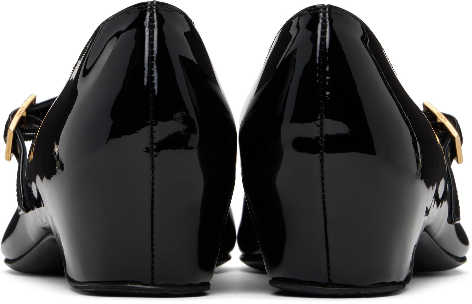 Oblečenie Khaite KHAITE Sybil Mary Jane Ballerina Flats Čierna | F4052-909, 1