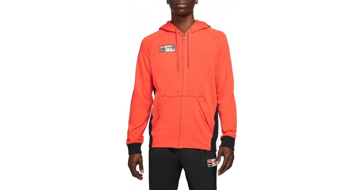 Mikina Nike F.C. Joga Bonito Full-Zip Hoodie Oranžová | da5577-673, 1