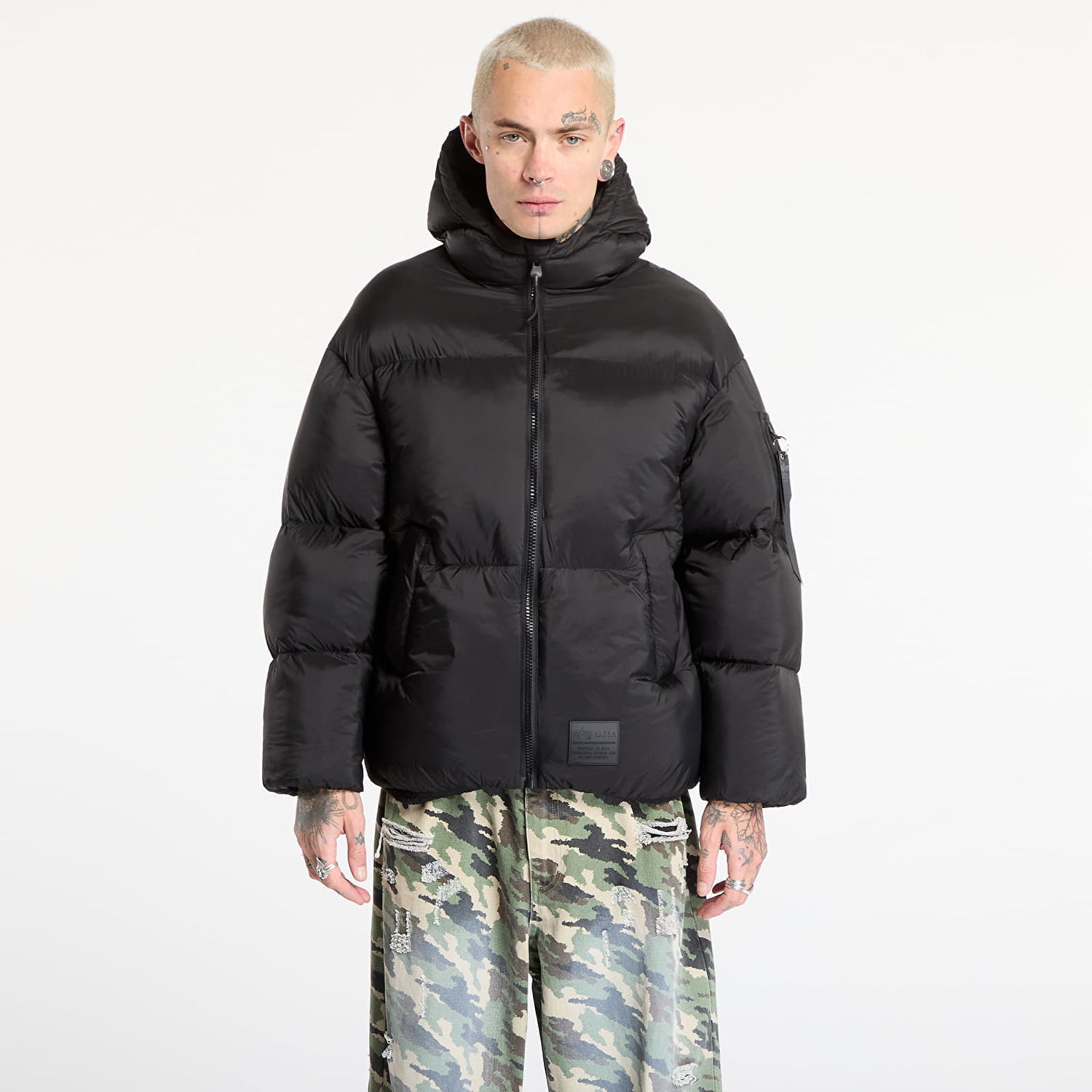 Bomber bunda Alpha Industries Cloud Puffer Bomber Jacket Čierna | 148130-03, 0