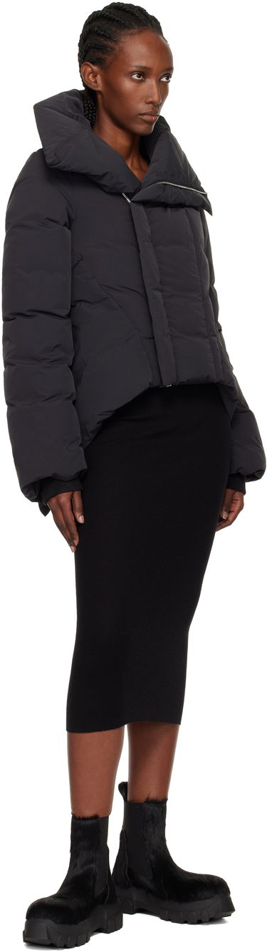 Prešívaná bunda Rick Owens Rick Owens Concordians Naska Duvet Asymmetric Collar Down Jacket Čierna | RP02E4746 MTD1, 3