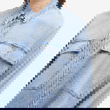Košeľa Max Mara Weekend Max Mara Zemira Cropped Denim Shirt Jacket Modrá | 2515111151600, 5