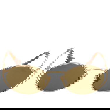 Slnečné okuliare Miu Miu Elongated Oval Sunglasses with Cutout Temples Metalická | 0MU-52YS-54-7OE01T, 2