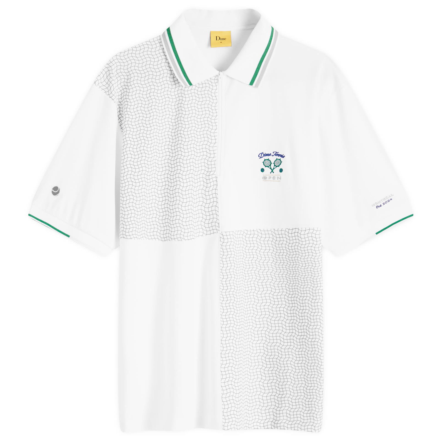 Polo tričko Dime Court Polo Shirt Biela | DIMESU249WHT, 0