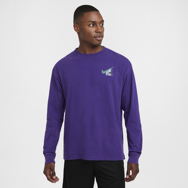 Tričko Nike Max90 Basketball Long Sleeve T-Shirt Fialová | HF6195-504, 0