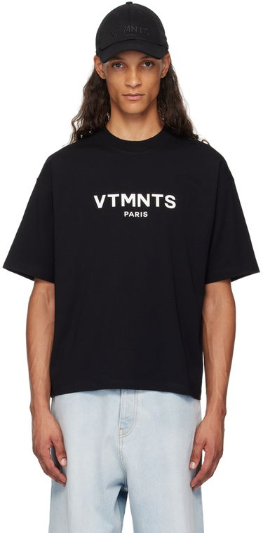 Tričko VETEMENTS Paris Logo T-Shirt Čierna | VL22TR200B, 0