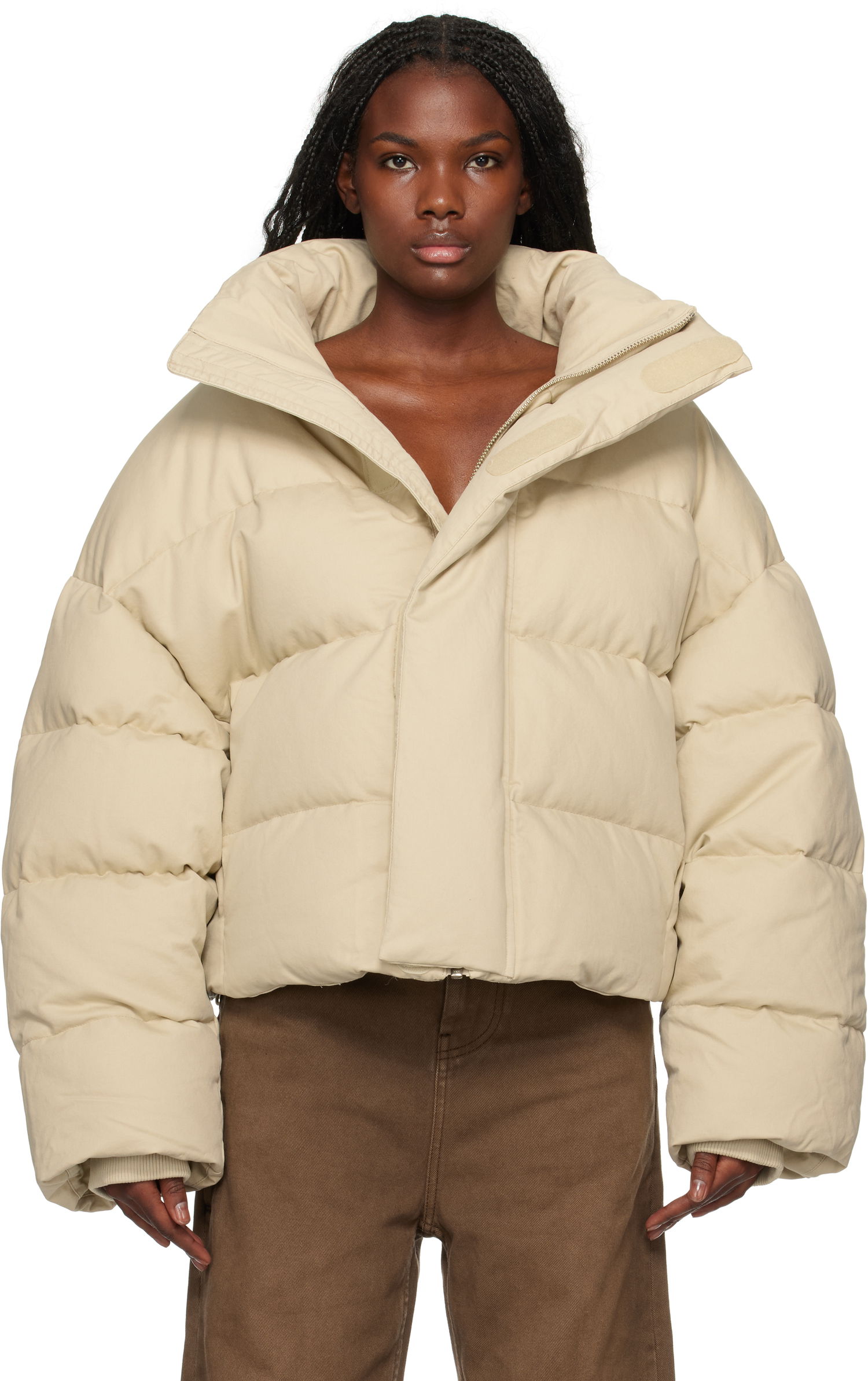 Prešívaná bunda Entire Studios Down Puffer Jacket Biela | ES2398OW, 0