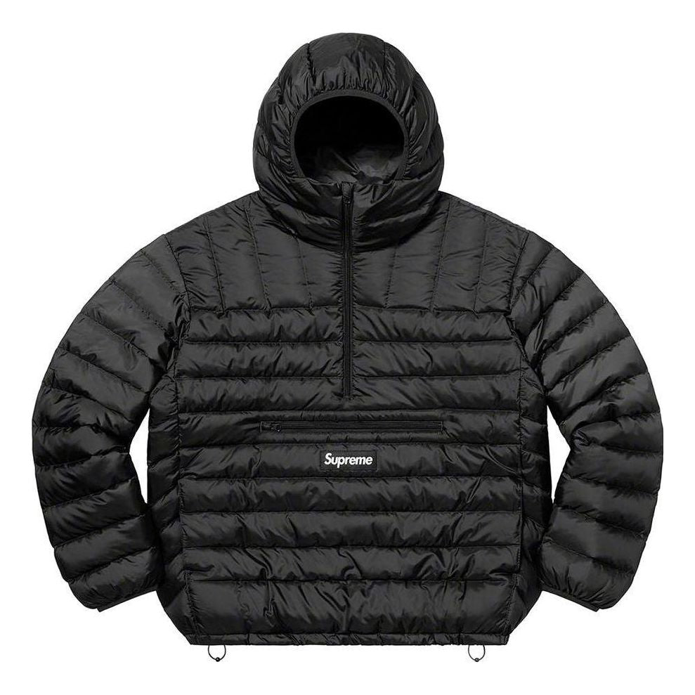 Prešívaná bunda Supreme Hooded Down Pullover Čierna | SUP-FW22-170, 0