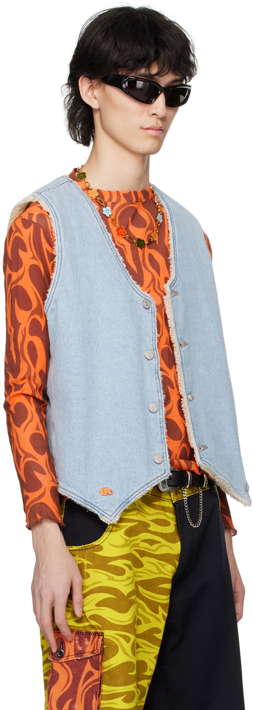 Vesta ERL Denim Vest Modrá | ERL08J201, 1