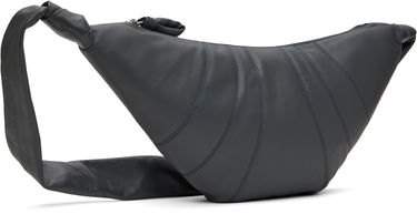 Kabelka LEMAIRE Medium Croissant Leather Shoulder Bag Šedá | BG0001 LL095, 1