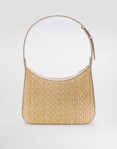 Taška cez rameno Dolce & Gabbana Dolce & Gabbana Crochet Raffia Shoulder Bag Béžová | BB7598AC7058W047, 2