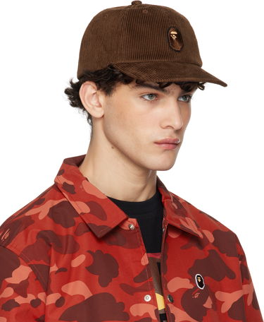 Šiltovka BAPE Corduroy Cap With Logo Patch Hnedá | 001CPK801004M, 1