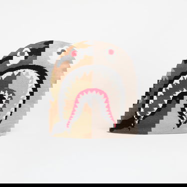 Kulicha BAPE Shark Knit Hat Béžová | 001HTK701006M GRA, 0