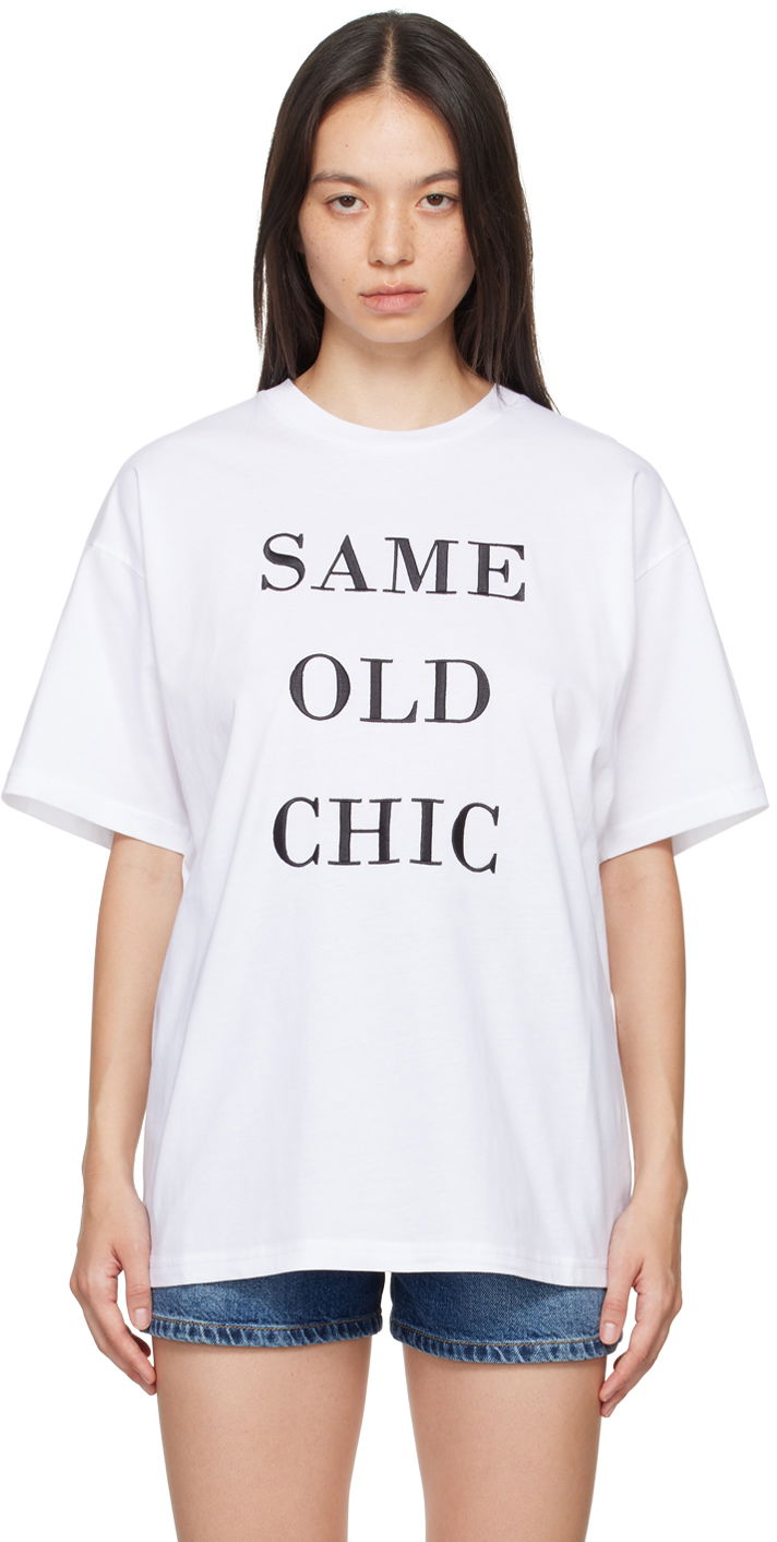 Tričko Moschino 'Same Old Chic' T-Shirt Biela | 0710 5541 1001, 0