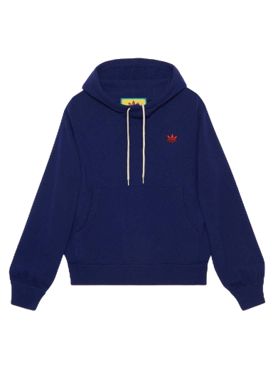 Mikina Gucci adidas x Wool Hoodie Navy | ‎700446 XKCH8 4330