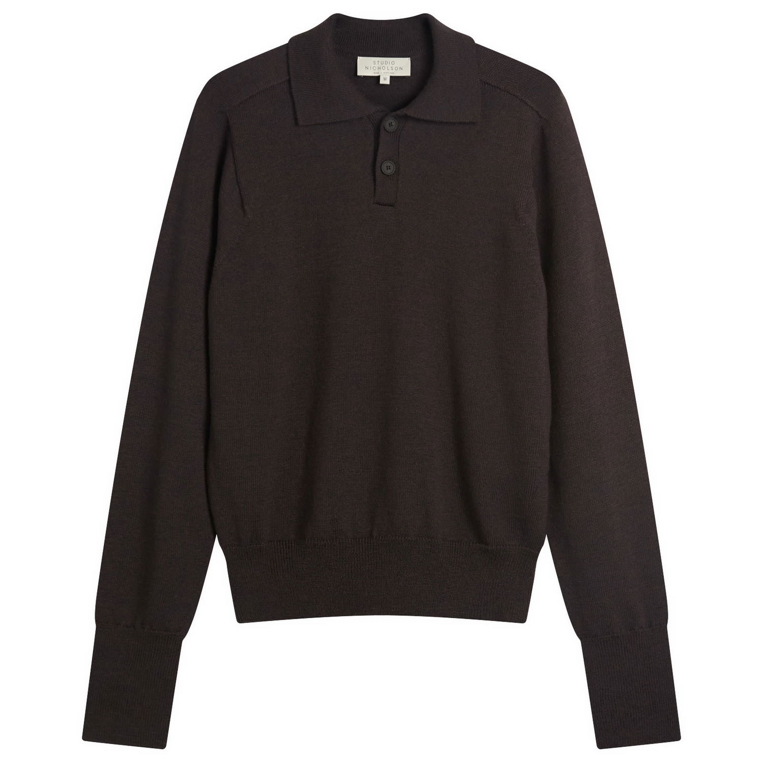 Sveter Studio Nicholson Polo Knit Hnedá | SARKSNM-1384-WAL, 1