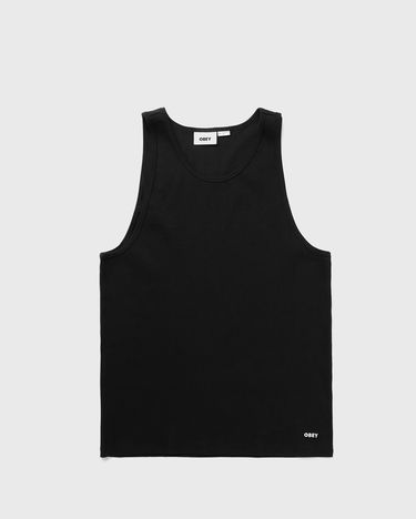 Tielko OBEY Rib Tank Top Čierna | 134050061-BLK, 1