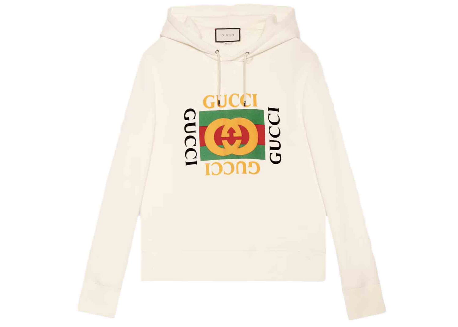 Mikina Gucci Oversize Logo Hoodie Biela | 454585 X5J57 9541, 0
