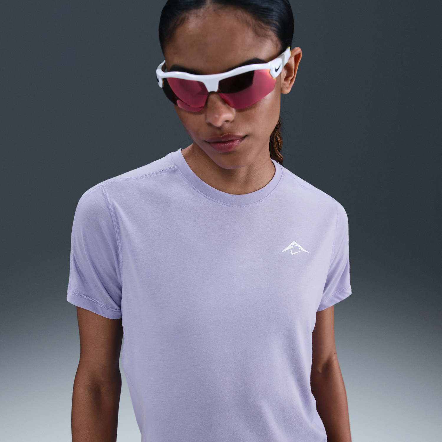 Tričko Nike Dri-FIT Trail Short-Sleeve Running T-Shirt Fialová | HJ2242-533, 0