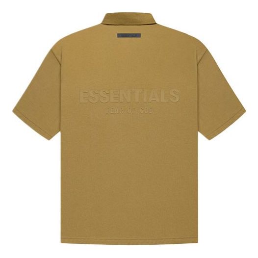 Polo tričko Fear of God Essentials Logo Polo Shirt Béžová | FOG-FW21-006, 0