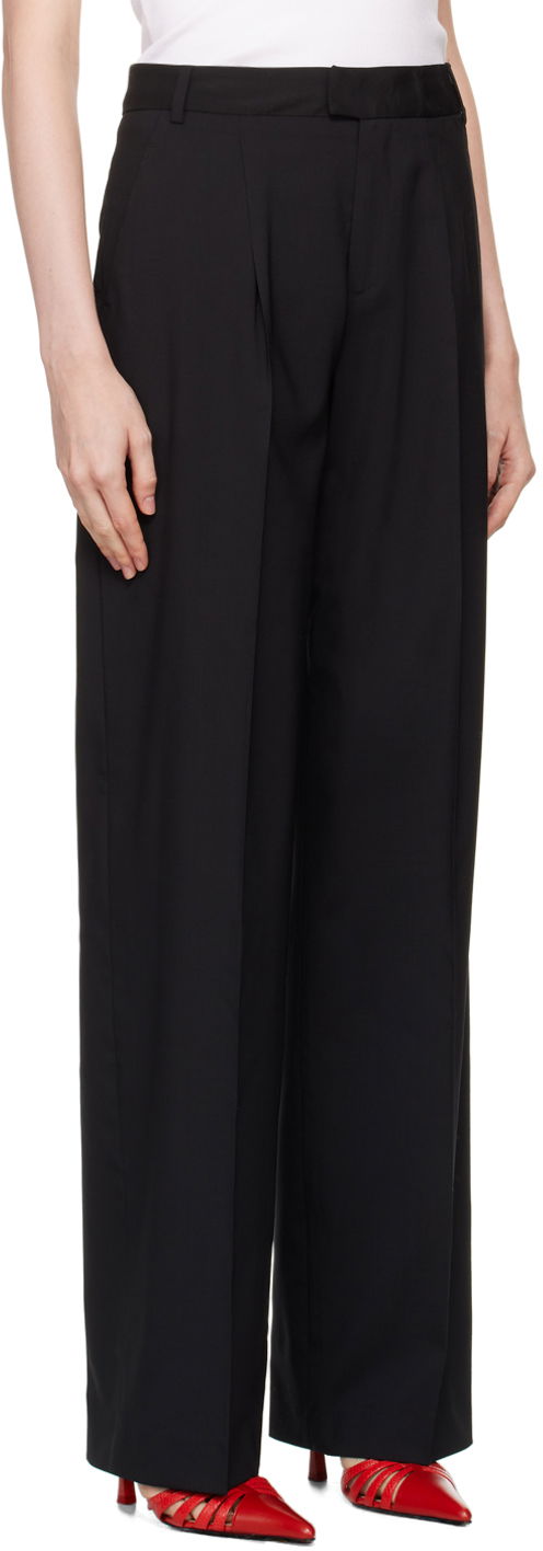 Nohavice Blumarine Creased High-Waisted Dress Pants Čierna | A422P142A, 1