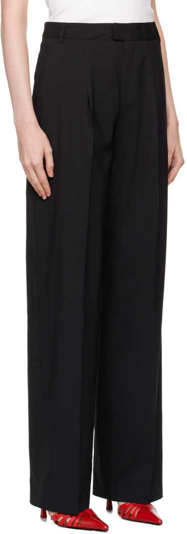 Nohavice Blumarine Creased High-Waisted Dress Pants Čierna | A422P142A, 1