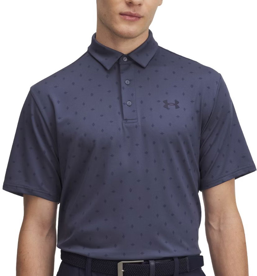 Polo tričko Under Armour Playoff 3.0 Diamond Print Polo Shirt Navy | 1378677-046