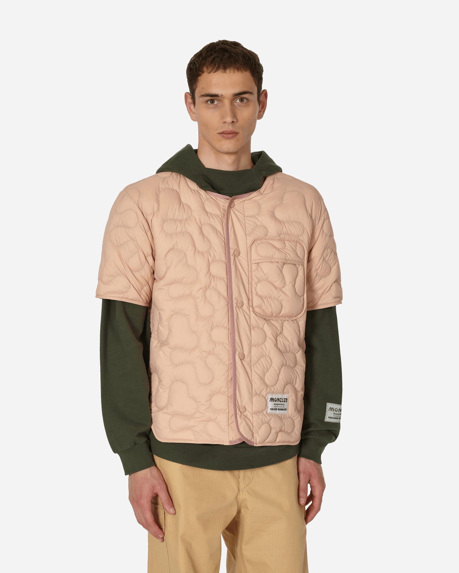 Košeľa Moncler Salehe Bembury Padded Béžová | 2F00002M3224 51J, 0