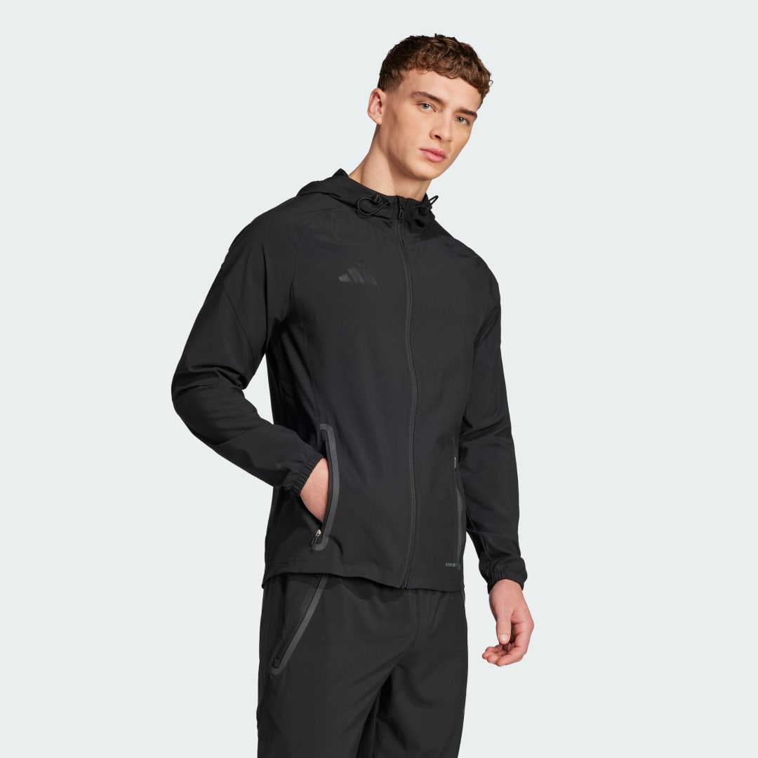 Vetrovka adidas Performance Black Travel Competition Jacket Čierna | JX9502, 1
