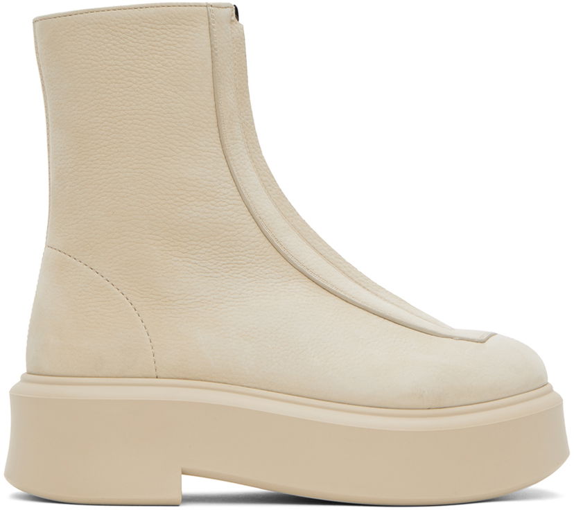 Oblečenie The Row The Row Zipped I Boots Béžová | F1144-L131R