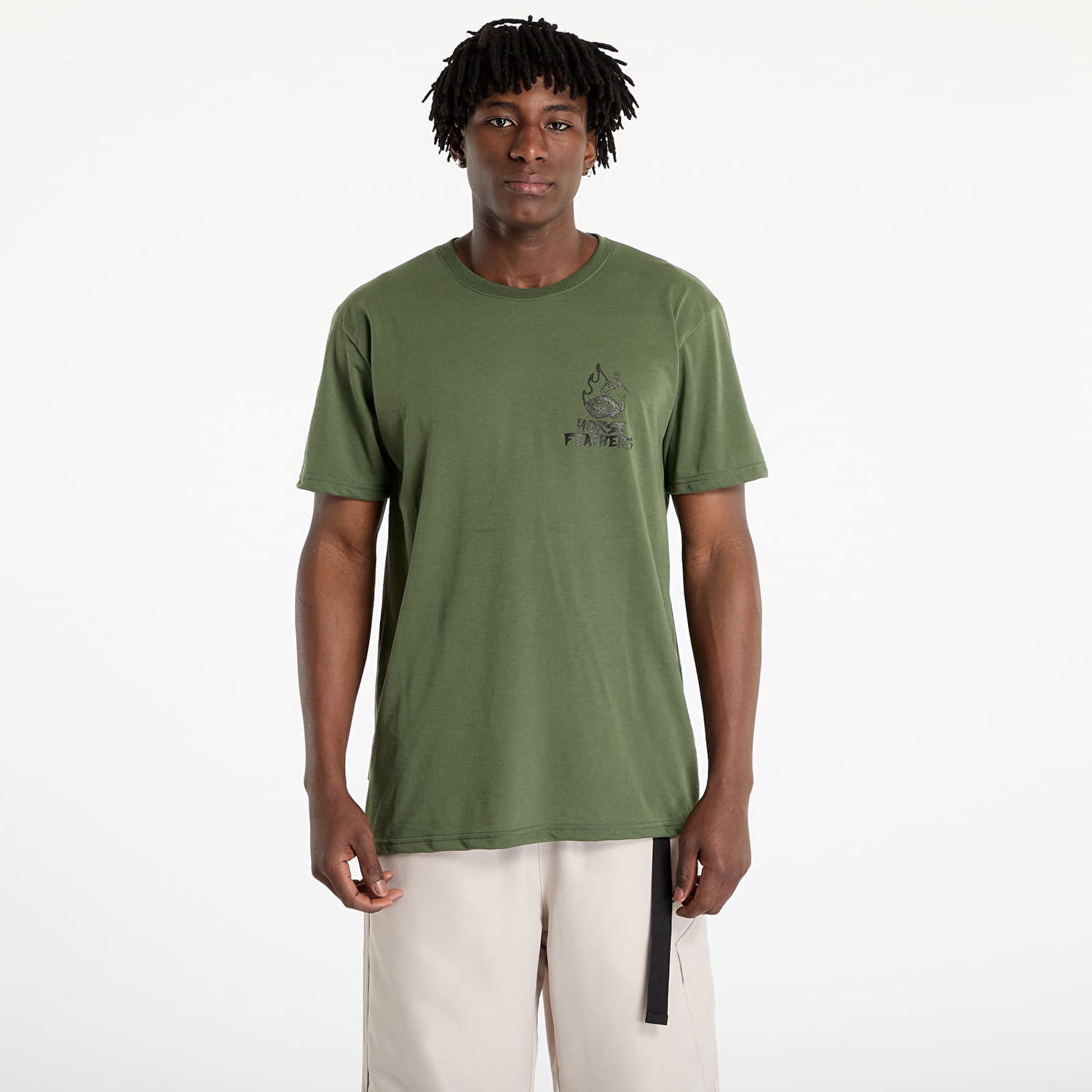 Tričko Horsefeathers Horsefeathers Reckless Tech T-Shirt Zelené | TM068A, 0