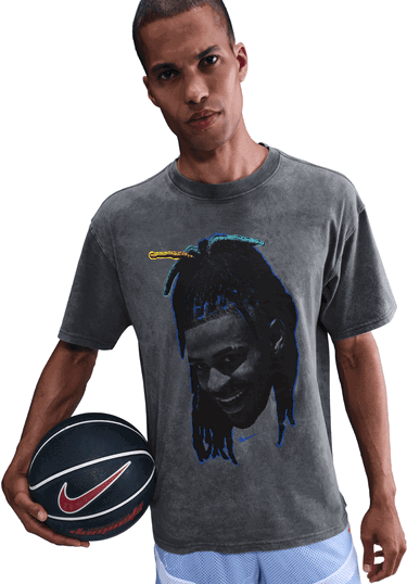 Tričko Nike Ja Max90 Head Loose Basketball Short Sleeve T-Shirt Šedá | HJ3428-010, 1