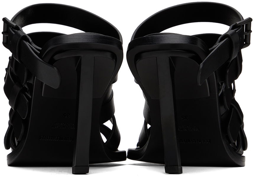 Ann Demeulemeester Nel Heeled Buckle Strap Mules