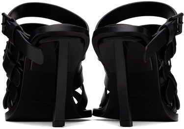 Doplnky Ann Demeulemeester Ann Demeulemeester Nel Heeled Buckle Strap Mules Čierna | 2401-W-H10-LT049-099, 1