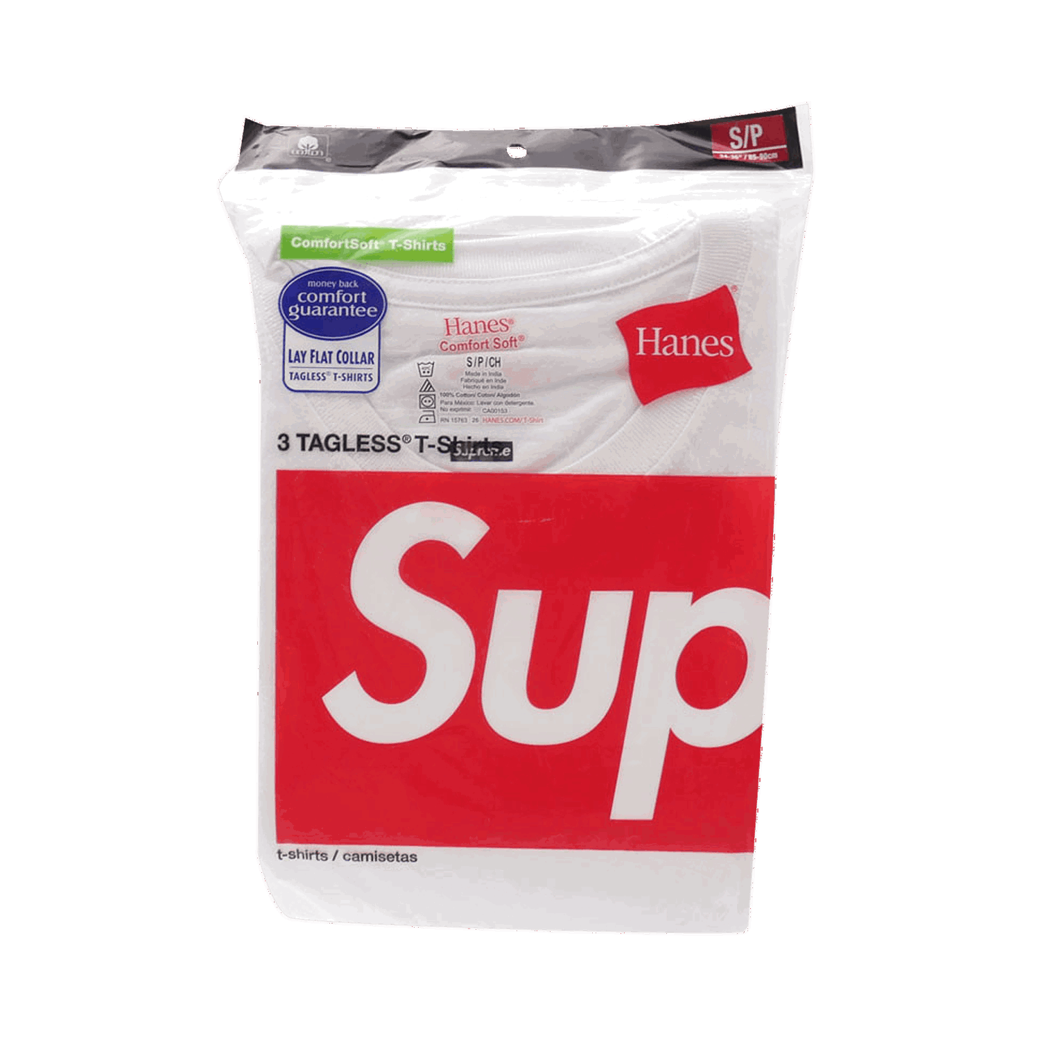 Tričko Supreme Hanes x Tagless Tees (3 Pack) Biela | SS20A23 WHITE, 0