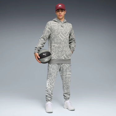 Mikina Puma Teamjaws Post Game Hoodie Šedá | 689536-03, 5