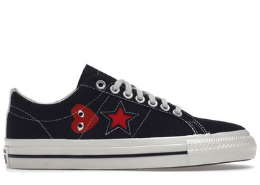 Tenisky a topánky Converse One Star Ox Comme des Garcons PLAY Black Čierna | A01791C, 0