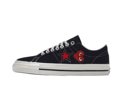 Tenisky a topánky Converse One Star Ox Comme des Garcons PLAY Black Čierna | A01791C