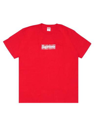 Tričko Supreme Bandana Box Logo Tee Červená | FW19T55 RED