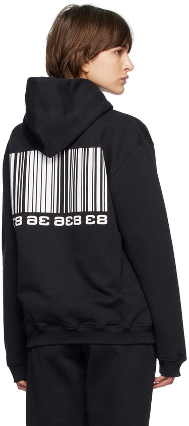 Mikina VETEMENTS VTMNTS Big Barcode Hoodie Čierna | VL16HD140B, 2