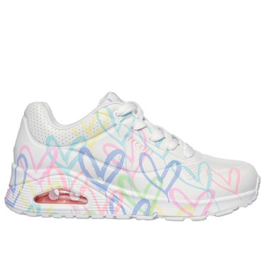 Tenisky a topánky Skechers Uno - Spread The Love Biela | 155507-WPTQ, 0