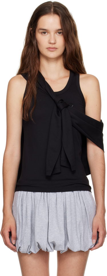 Tielko Coperni Coperni Knotted Jersey Tank Top Čierna | COPJS161F5009, 0