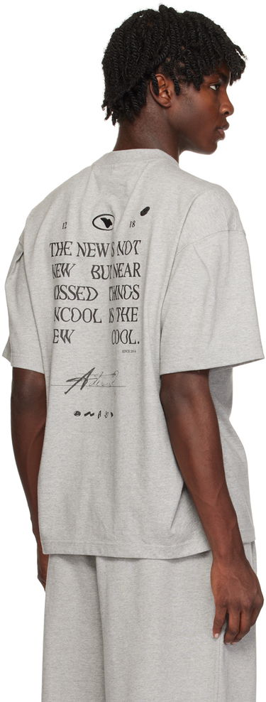 Tričko ADER ERROR Embroidered Logo T-Shirt Šedá | BMADFWTS0103GR, 2